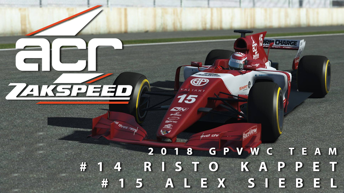 ACR Zakspeed announces GPVWC SimRacing line up – the Team of Champions