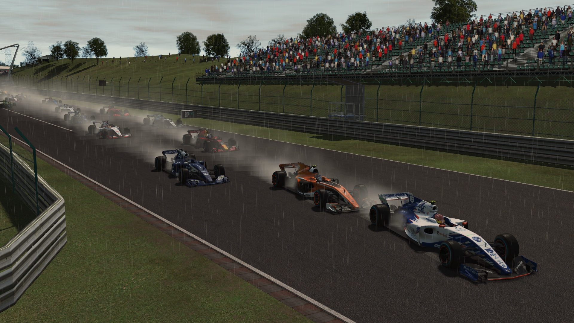 Siebel prevails in wet and tense Hungary