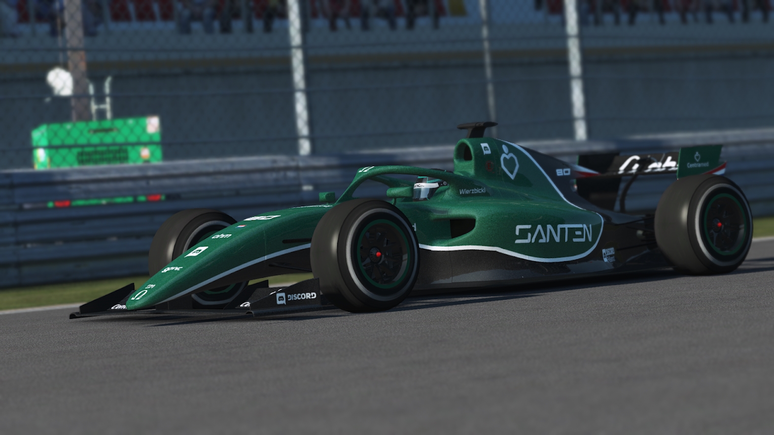 A new face in the Santen Motorsports team.